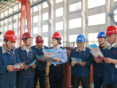 抵制網(wǎng)絡謠言、共建清朗家園宣傳活動走進鵬飛